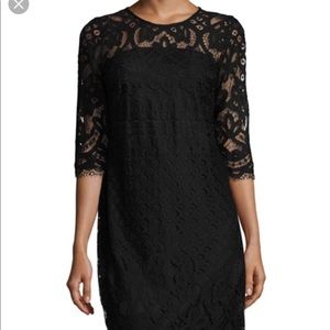 Taylor 3/4 sleeve lace shift dress NWT